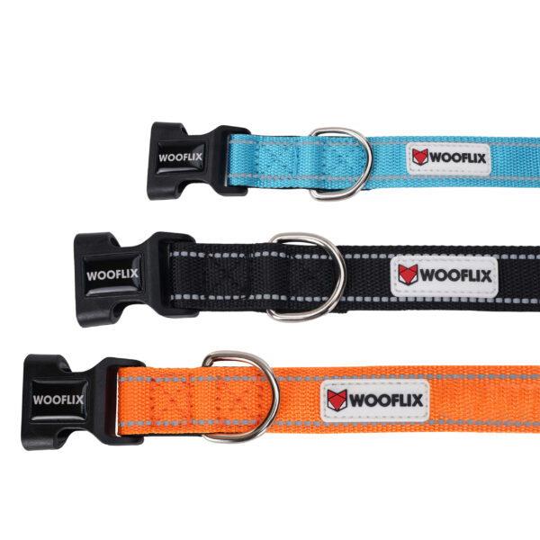 WOOFLIX Reflective Dog Collar For Training And Walks